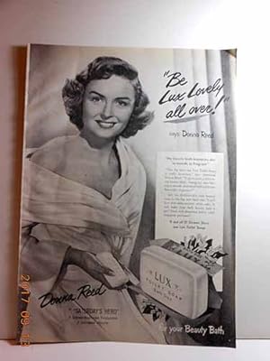 Immagine del venditore per Advertisement: Donna Reed for Lux Soap "Be Lux Lovely all Over!" venduto da Hammonds Antiques & Books