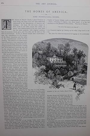 Seller image for Article: the Homes of America Some Pennsylvania Houses for sale by Hammonds Antiques & Books