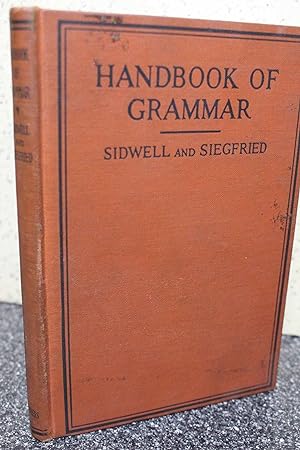 Seller image for Handbook of Grammar for sale by Hammonds Antiques & Books