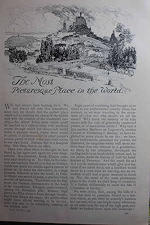 Imagen del vendedor de Article: Te Most Picturesque Place in the World - Dueresque Town a la venta por Hammonds Antiques & Books