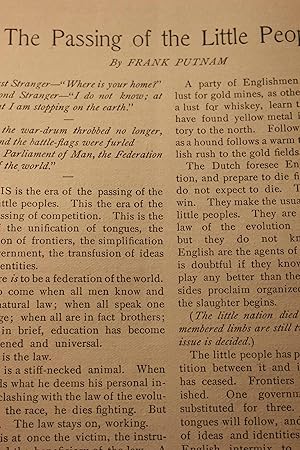 Seller image for Article: the Passing of the Little Peoples for sale by Hammonds Antiques & Books