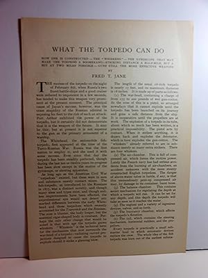 Bild des Verkufers fr Article: What the Torpedo Can Do zum Verkauf von Hammonds Antiques & Books