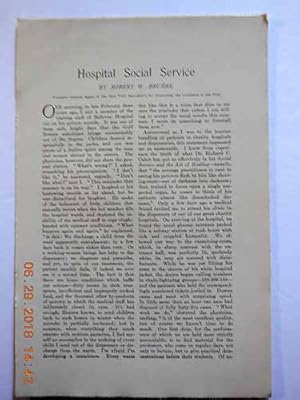 Seller image for Article: Hospital Social Service for sale by Hammonds Antiques & Books