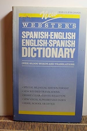 Imagen del vendedor de New Webster's Spanish-English, English-Spanish Dictionary a la venta por Hammonds Antiques & Books