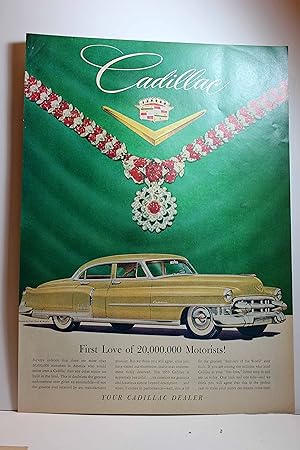 Seller image for Ad for Cadillac "First Love of 20,000,000 Motorists!" for sale by Hammonds Antiques & Books