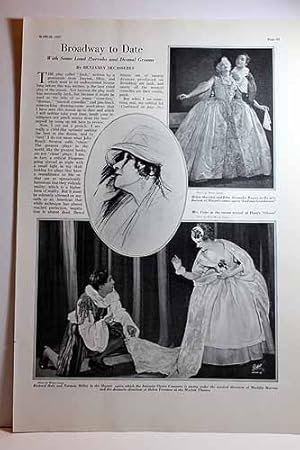 Seller image for Article: Broadway to Date "With Some Loud Hurrahs and Dismal Groans" for sale by Hammonds Antiques & Books