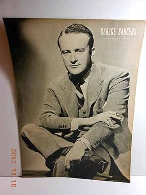 Immagine del venditore per Magazine Print of George Sanders venduto da Hammonds Antiques & Books