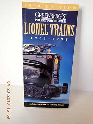 Seller image for Greenberg's Pocket Price Guide Lionel Trains 1901-1998 for sale by Hammonds Antiques & Books