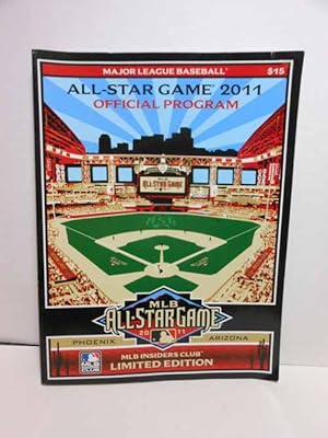 Bild des Verkufers fr Major League Baseball All-Star Game 2011 Official Program Please Note: Our Image May Not Match Amazon's zum Verkauf von Hammonds Antiques & Books