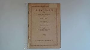 Imagen del vendedor de Stabat Mater for Female Voices and Strings a la venta por Goldstone Rare Books