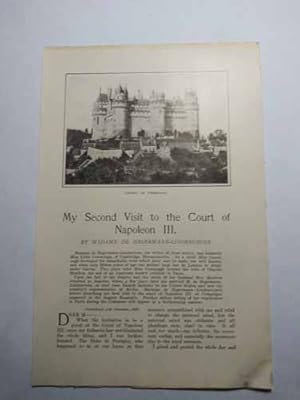 Imagen del vendedor de Article: My Second Visit to the Court of Napoleon III Illustrated a la venta por Hammonds Antiques & Books