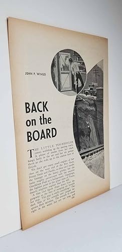 Seller image for Article: Back on the Board for sale by Hammonds Antiques & Books