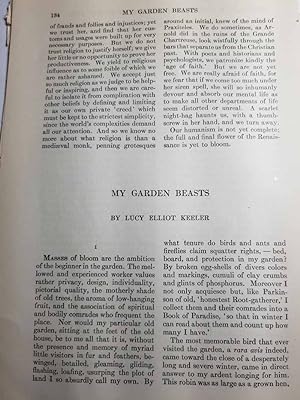 Seller image for Article: My Garden Beasts for sale by Hammonds Antiques & Books