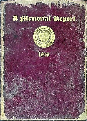 Seller image for A Memorial Report, Class of 1916: Secretary's Second Report for sale by Wonder Book