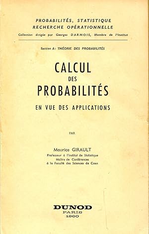 Seller image for Calcul des probabilits en vue des applications for sale by Sylvain Par