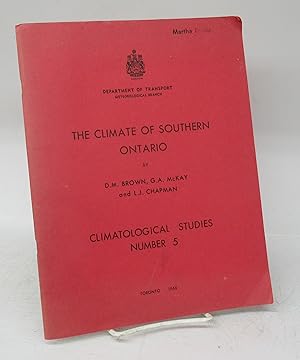 Imagen del vendedor de The Climate of Southern Ontario a la venta por Attic Books (ABAC, ILAB)