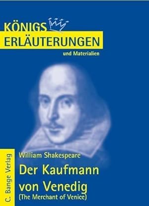 Bild des Verkufers fr William Shakespeare 'Der Kaufmann von Venedig' : (The Merchant of Venice) zum Verkauf von Smartbuy