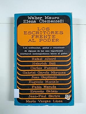 Seller image for Los escritores frente al poder for sale by Libros Ambig