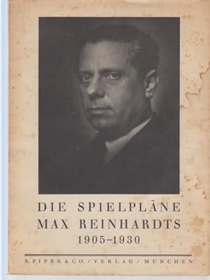 Die Spielpläne Max Reinhardts 1905-1930. Hrsg. von Franz Horch.