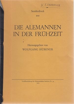 Die Alamannen und das spätrömische Reich. [Aus: Die Alamannen in der Frühzeit]. Veröffentlichunge...