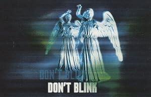 Dr Who A Time Of Angels BBC TV Dont Blink Advertising Postcard