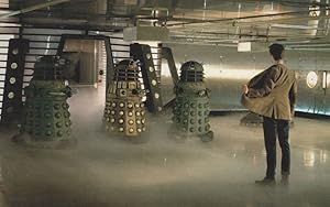 Seller image for Doctor Who & The Daleks Exterminate Me Please TV Show Postcard for sale by Postcard Finder