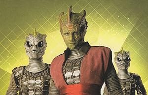 Dr Who The Silurians Reptiles BBC TV Show Postcard