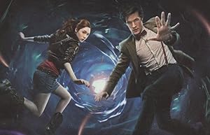 Dr Who Amy Pond Partners In Time & Space Advertising Postcard