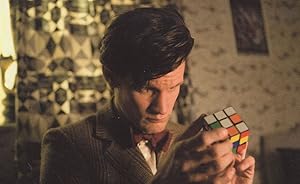 Dr Doctor Who With Toy Model Rubik Cube TV Show Postcard