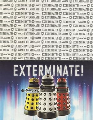 Seller image for Dr Doctor Who & The Daleks Exterminate 2x Postcard s for sale by Postcard Finder