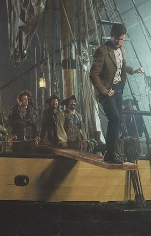 Dr Who Walking The Plank Pirate Curse Of The Black Spot Postcard