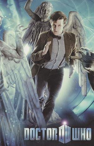 Dr Who A Time Of Angels BBC TV Poster Advertising Postcard