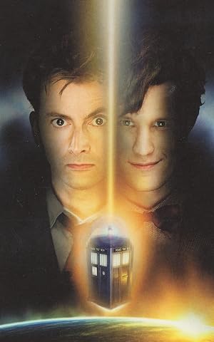 Dr Who 10th 11th Doctor Incarnation Sequence TV Show Postcard