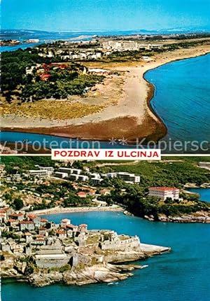 Postkarte Carte Postale 73731425 Ulcinj Montenegro Kuestenpanorama Bucht Ulcinj Montenegro