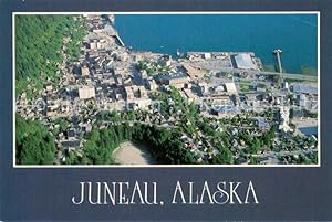 Postkarte Carte Postale 73732192 Juneau Alaska Fliegeraufnahme
