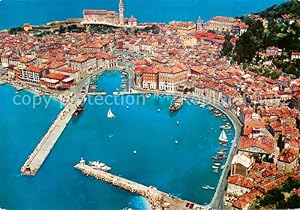 Bild des Verkufers fr Postkarte Carte Postale 73728195 Piran Istria Slovenia Gesamtansicht Bucht zum Verkauf von Versandhandel Boeger