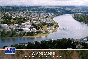 Bild des Verkufers fr Postkarte Carte Postale 73732177 Wanganui NZ Fliegeraufnahme Nord-Insel zum Verkauf von Versandhandel Boeger