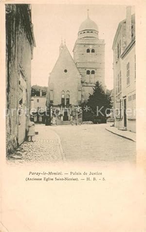 Postkarte Carte Postale 13729642 Paray-le-Monial Palais de Justice Ancienne Eglise Saint Nicolas ...