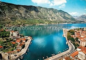 Postkarte Carte Postale 73730747 Kotor Montenegro Panorama Hafen Kotor Montenegro