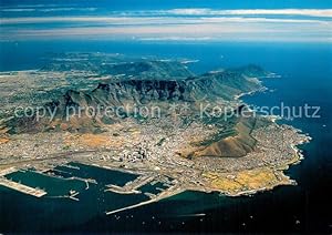 Postkarte Carte Postale 73731643 Cape Peninsula Southafrica RSA Fliegeraufnahme Gesamtansicht