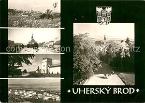 Postkarte Carte Postale 73737757 Uhersky Brod CZ Teilansichten