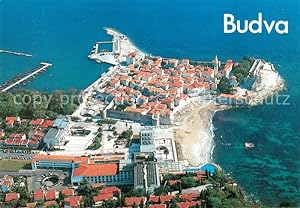 Postkarte Carte Postale 73732125 Budva Montenegro Altstadt Hafen