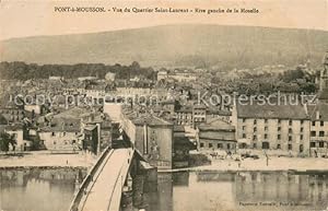 Bild des Verkufers fr Postkarte Carte Postale 13732649 Pont-a-Mousson 54 Vue du Quartier Saint Laurent Rive gauche de la Mosel zum Verkauf von Versandhandel Boeger