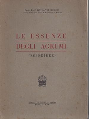 Bild des Verkufers fr LE ESSENZE DEGLI AGRUMI (ESPERIDEE) zum Verkauf von ART...on paper - 20th Century Art Books