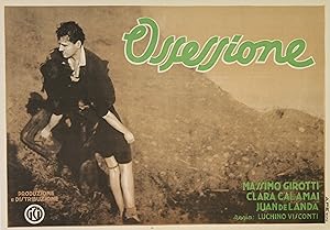 "LES AMANTS DIABOLIQUES (OSSESSIONE)" Réalisé par Luchino VISCONTI en 1943 avec Clara CALAMAI, Ma...