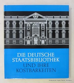 Imagen del vendedor de Die Deutsche Staatsbibliothek und ihre Kostbarkeiten. Weimar, Bhlau, 1966. Kl.-4to. Mit 5 Farbtafeln u. 67 s/w Tafelseiten. 48 S., 1 Bl. Or.-Lwd. mit Schutzumschlag. a la venta por Jrgen Patzer