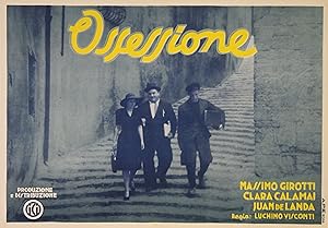 "LES AMANTS DIABOLIQUES (OSSESSIONE)" Réalisé par Luchino VISCONTI en 1943 avec Clara CALAMAI, Ma...