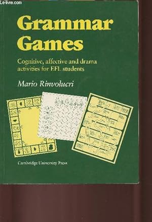 Bild des Verkufers fr Grammar Games- Cognitive, affective and drama activities for EFL students zum Verkauf von Le-Livre