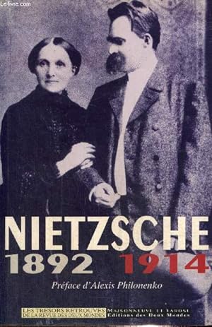 Bild des Verkufers fr Nietzsche 1892-1914 zum Verkauf von Le-Livre