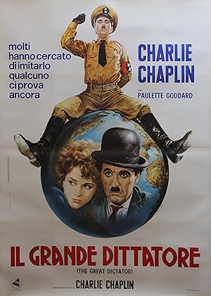 "LE DICTATEUR (THE GREAT DICTATOR)" Réalisé par Charlie CHAPLIN en 1940 avec Charlie CHAPLIN, Pau...